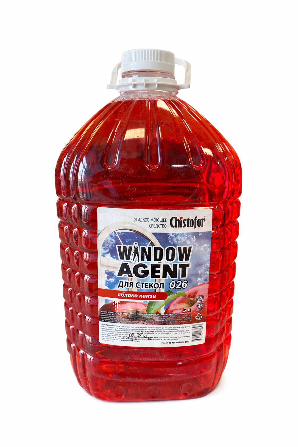Стеклоочиститель Chistofor Window Agent 026 Simple Яблоко Канзи 5л. ПЭТ