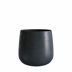 Кашпо CONE CHARCOAL D38 H41