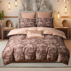 Комплект постельного белья Сатин Премиум «Королевство зверей»