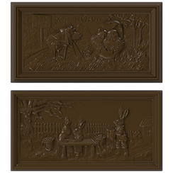 AR17825| Форма для шоколадных изделий "Пасхальная сказка" (275*205мм)