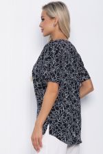 Блуза Морган (черная) Б10859 LT Collection