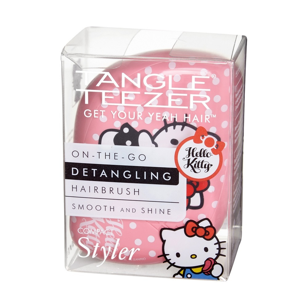 Расческа Tangle Teezer Compact Styler Hello Kitty Pink