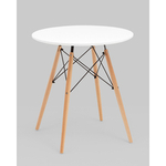 Стол круглый Eames DSW NEW D70 белый