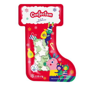 Маршмеллоу "Confectum Winter" с фруктовым ароматом, 110гр х 18шт