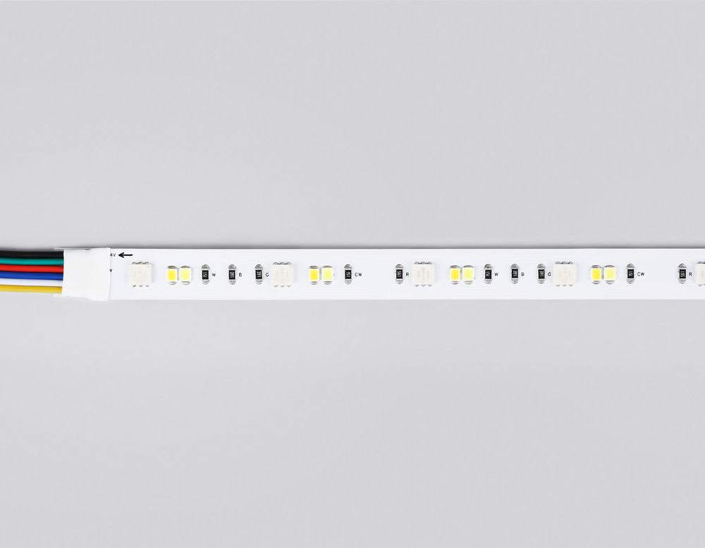 GS4501 5050+2835 90Led/ 13W m/ 24V IP20 RGB+CCT 3000-6500K/5000*12*1.87mm (6 конт.)