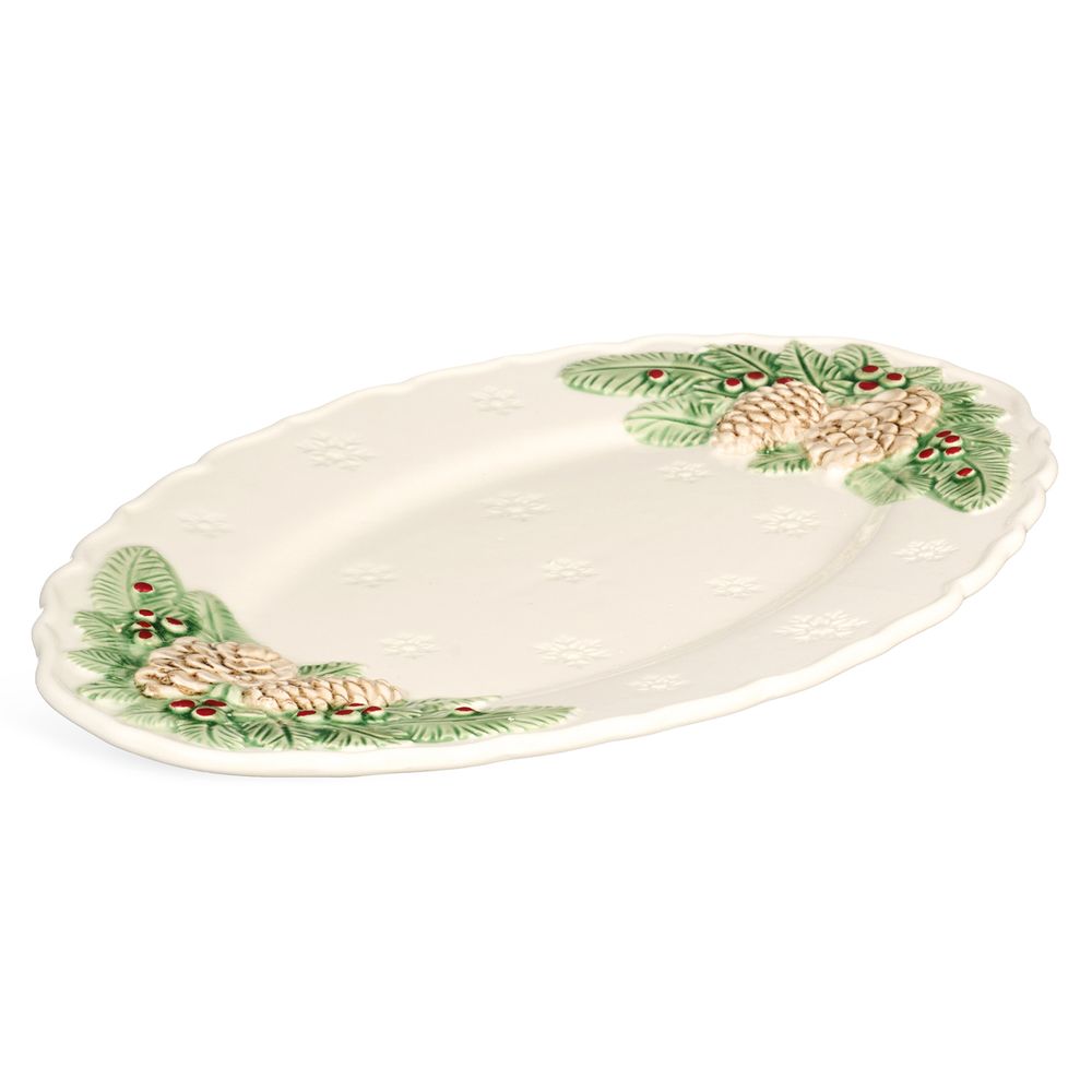 БЛЮДО СЕРВИРОВОЧНОЕ "GREEN PINE" 31*20*2,5 СМ