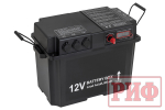 Бокс аккумуляторный 2xUSB, 2x12В, вольтметр с индикацией 420х250х330