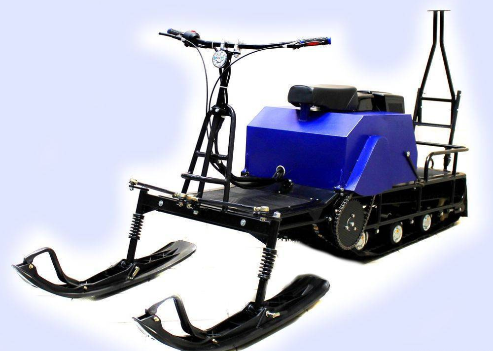 Мотобуксировщик с лыжным модулем 17 С РЕВЕРСОМ ЛИДЕР-3-3Т-17АП (3 тел), АДАПТИВНАЯ ПОДВЕСКА