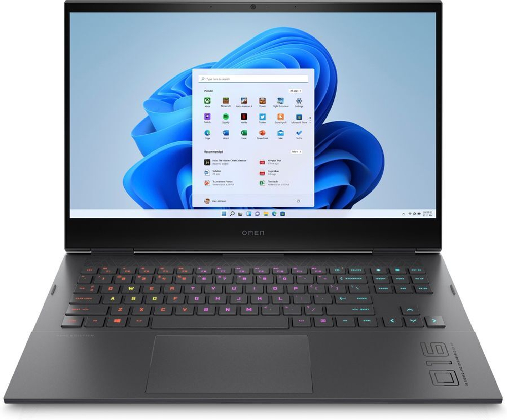 Ноутбук HP Omen 16-c0043ur [4E1R8EA] Mica Silver 16.1" FHD Ryzen 7 5800H/16Gb/1Tb SSD/RTX3070 8Gb/W10