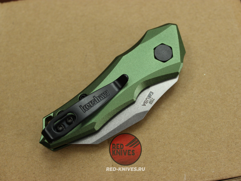 Нож Kershaw Launch 10 - зеленая рукоять RK-494