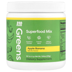 310 Nutrition, Greens, смесь суперфудов, яблоко и банан, 216 г (7,62 унции)
