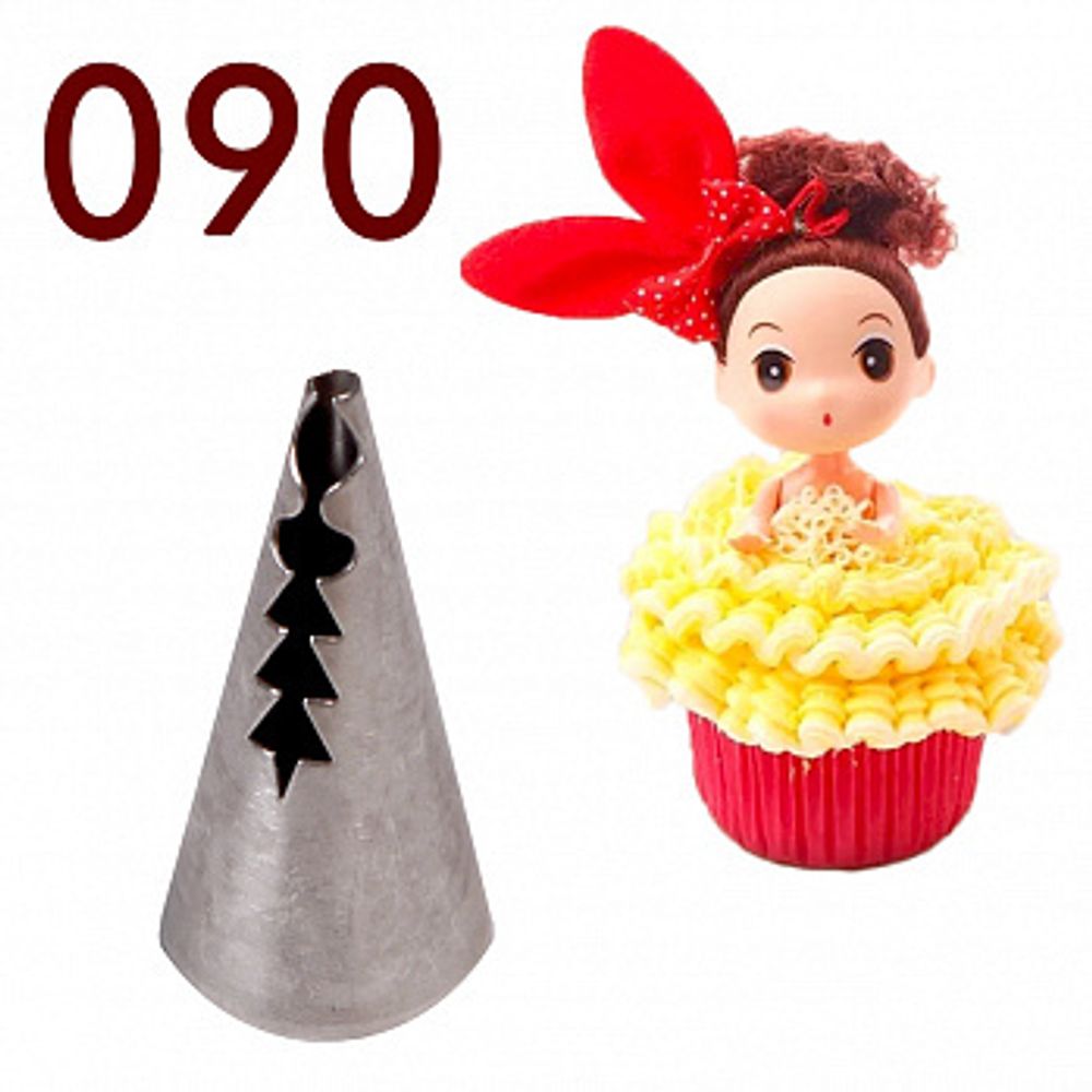Насадка кондитерская для оборок (78)№ 090, Китай