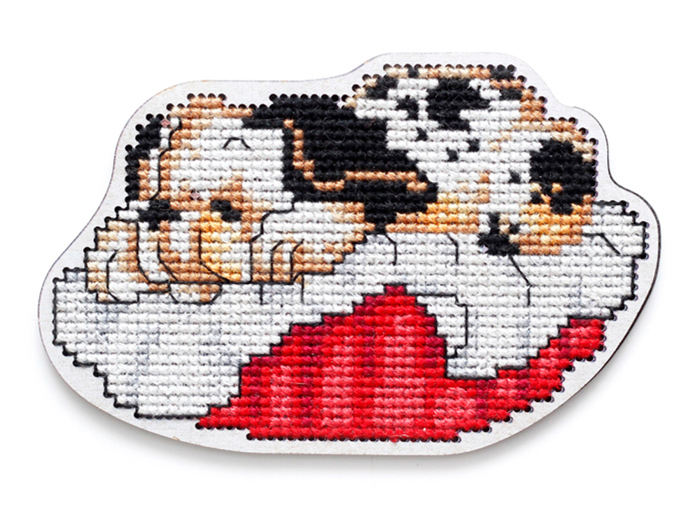 Коллекция:	Вышивка по перфорированной форме¶Название по-английски:	Wooden cross-stitch kit¶Название