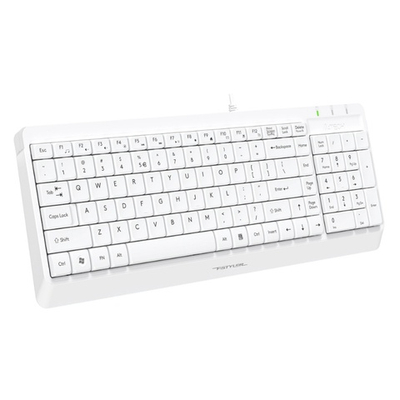 Комплект (клавиатура + мышь) A4Tech Fstyler F1512, белый, USB (мембранная)