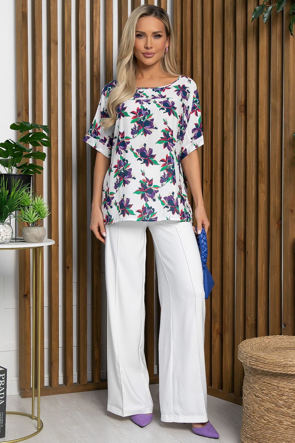 Блуза Ригель (белая) Б13253-13М LT Collection