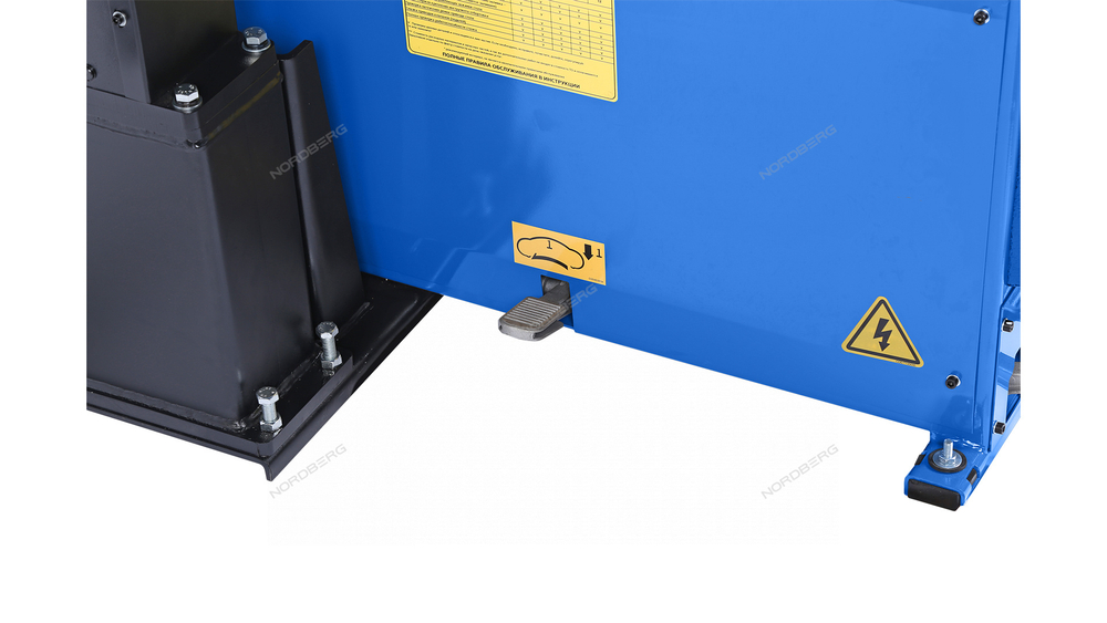 Станок шиномонтажный автомат, инверторный, стол с накладками, 220 В, синий NORDBERG 4643ID (B)