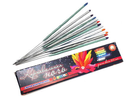 Бенгальская свеча 200 мм "Карнавальная ночь"