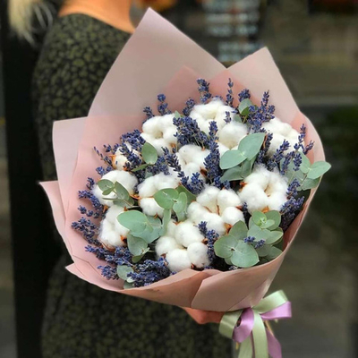 Букет сухоцветов - Для тебя 40х30 см