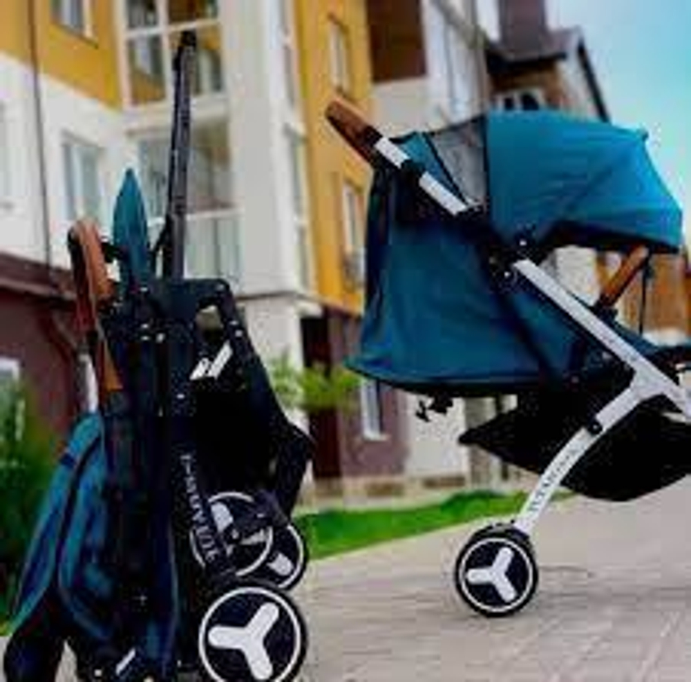 Коляски Yoya Plus Коляска зеленая №2 — 9-0428