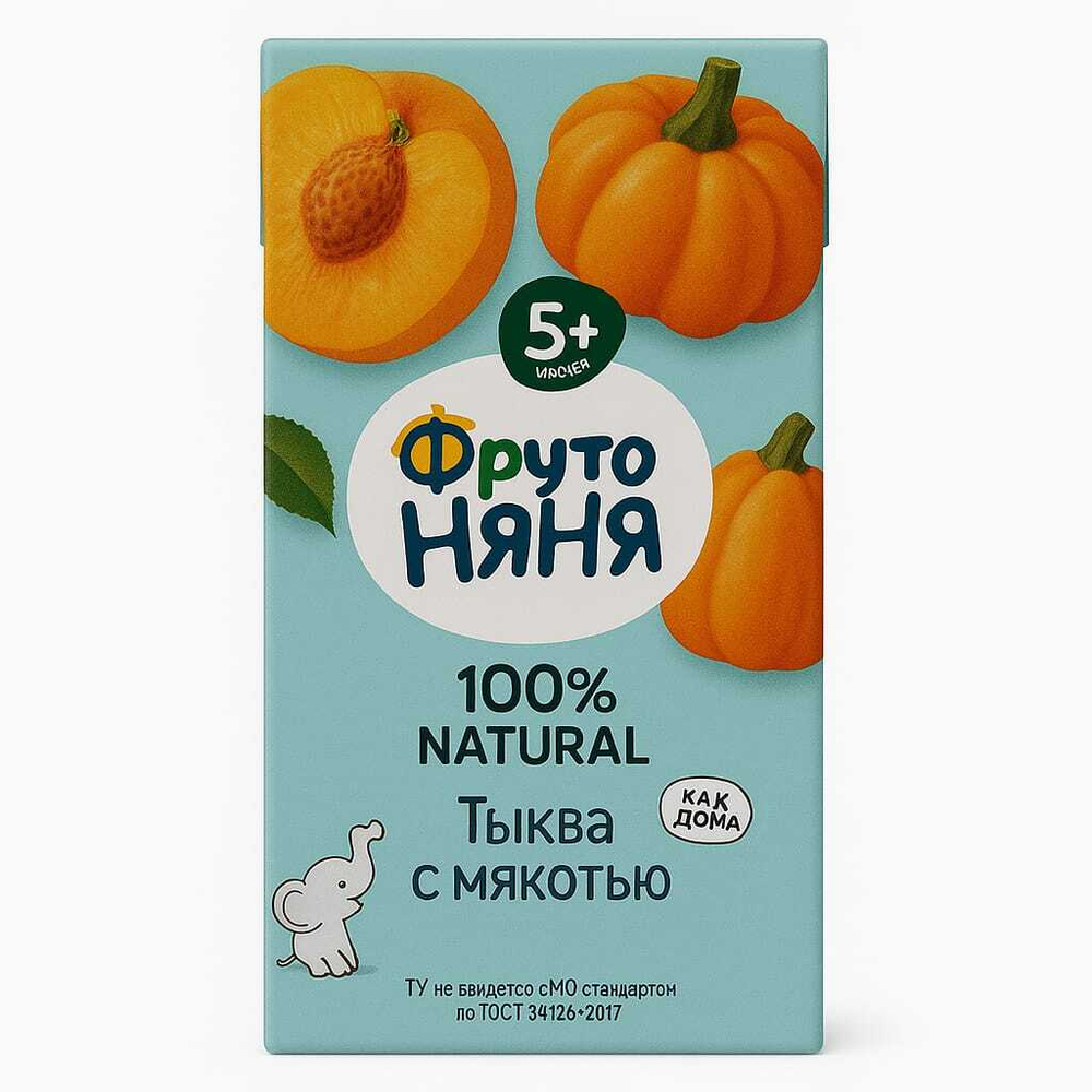 Сок Фруто Няня тыква с мякотью 0,2 л