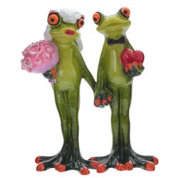 GAEM Фигурка декоративная "Лягушки", L13 W6,5 H16 см