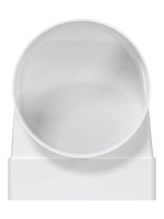 Переходник пластиковый ERA D100 мм 90° 55x110