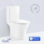 Унитаз напольный Ceruttispa БЕРНИНА (BERNINA) Tornado CT11133 безободковый (650х340х790)