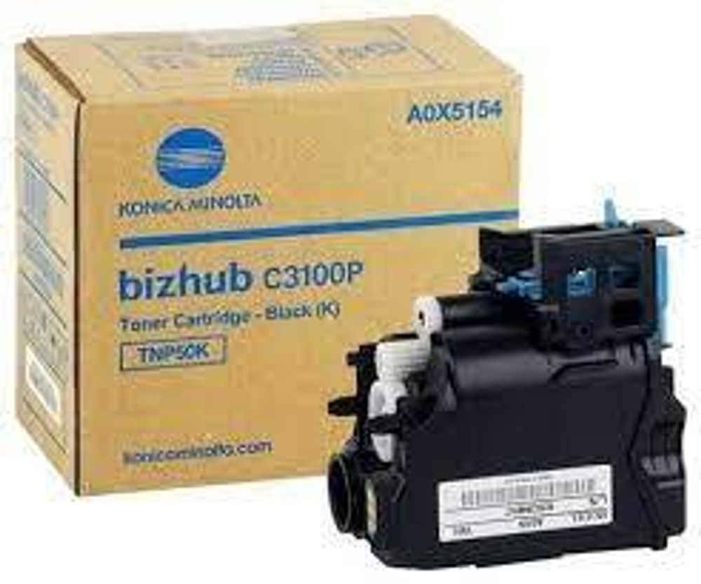 Тонер-картридж Konica-Minolta TNP-50C bizhub C3100P голубой a0x5454