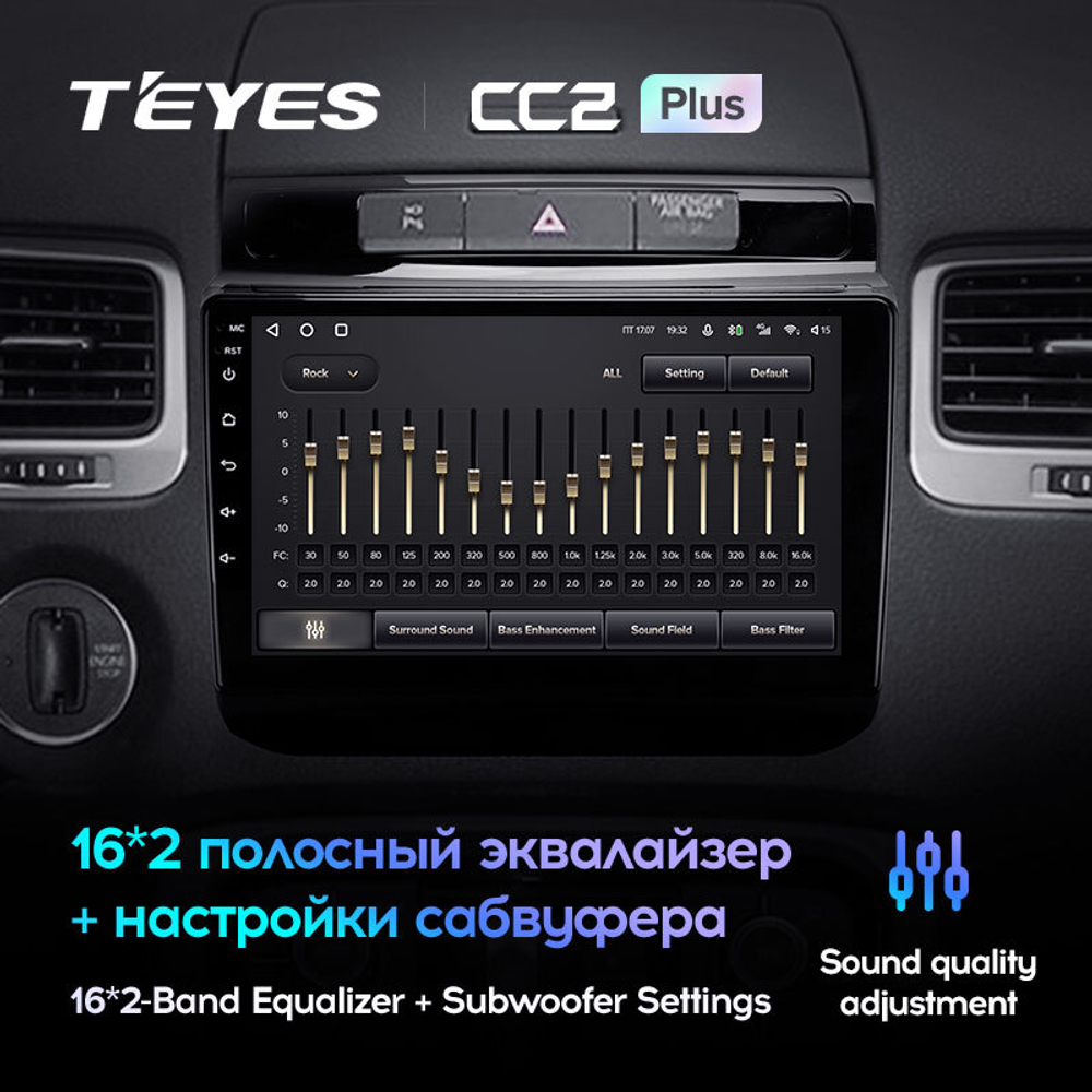 Teyes CC2 Plus 9"для Volkswagen Touareg 2010-2018