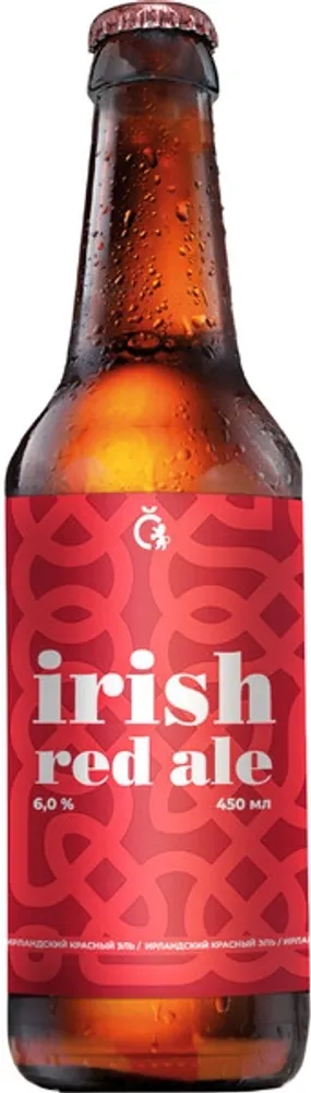 Пиво Чешский Лев Ирландский Красный Эль / Cesky Lev Irish Red Ale 0.45 - стекло