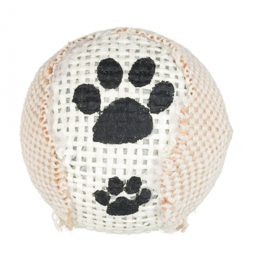 Джутовый мячик Rattle, пластик, ø 5 см, 3 шт., Trixie