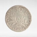 France, 50 Centimes 1898 - Signature "O.Roty", F