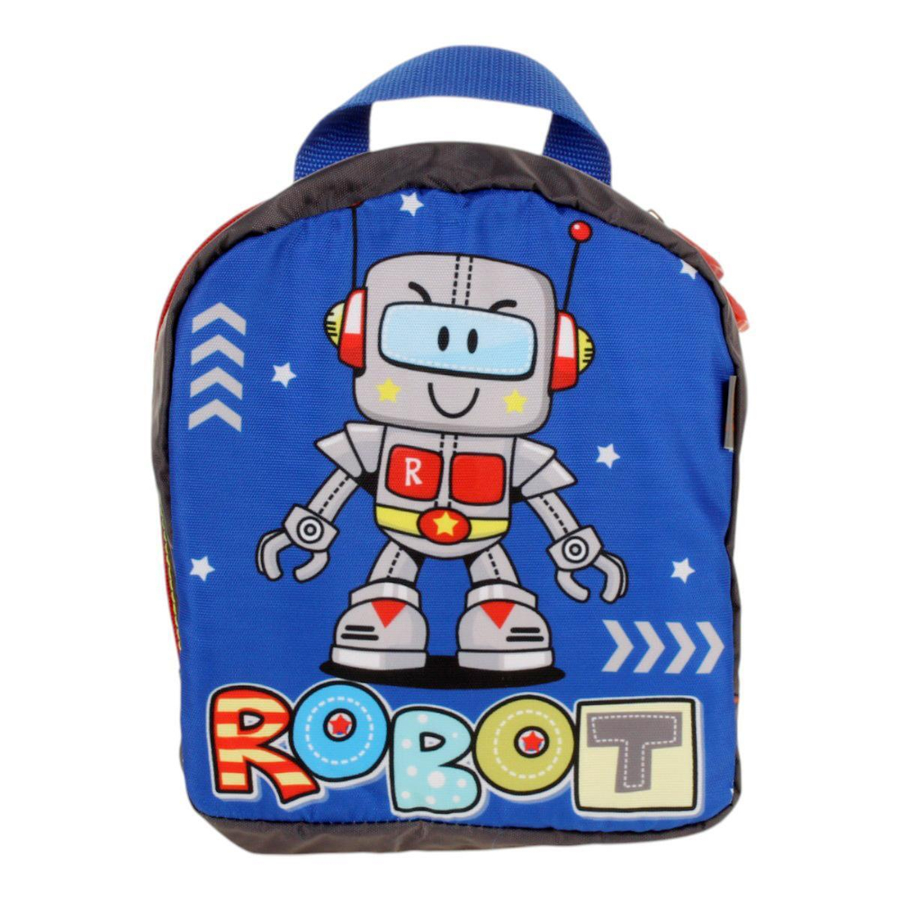 Рюкзак детский Светлячок "Робот" 20*22*8см, 1 отд, светодиодный элемент (Luris)