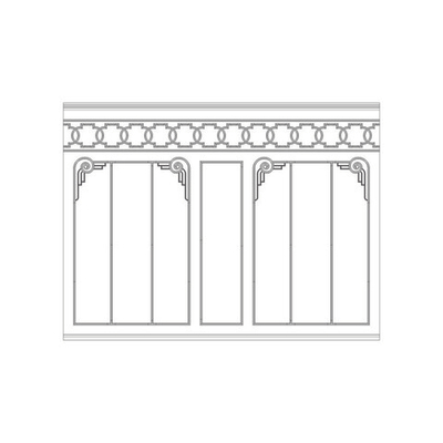 Стена RODECOR Эрте Ф3 77443AR**