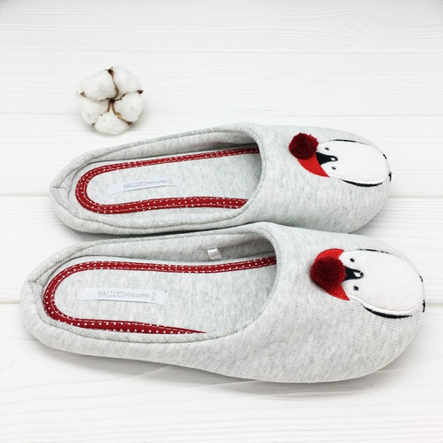 Текстильные тапочки "Пингвины"