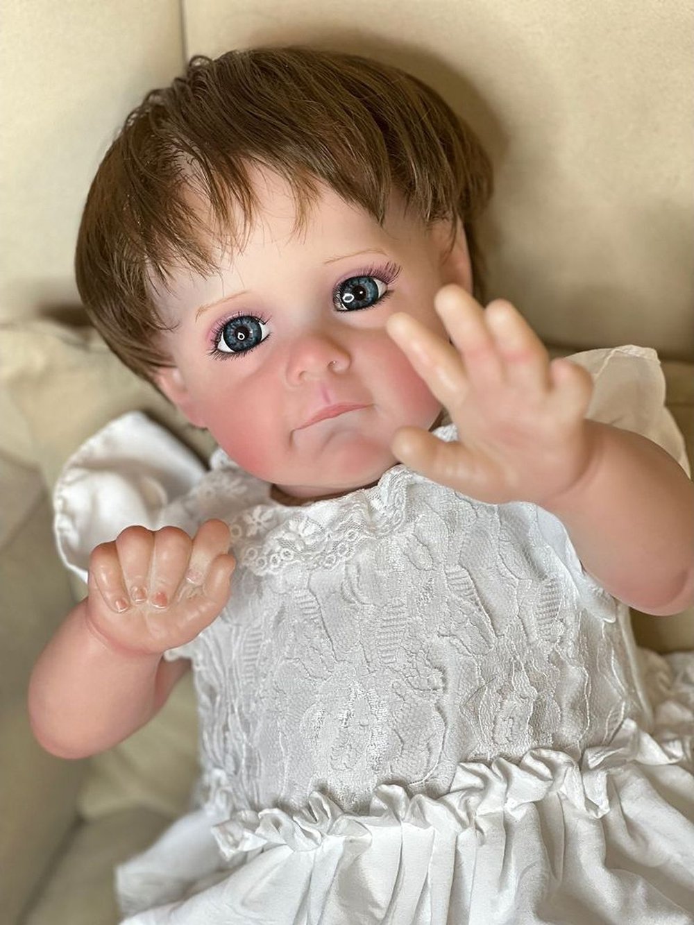 Кукла Реборн мягконабивная 60см в пакете (FA-596)