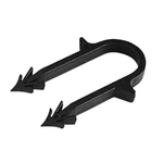 Скоба якорная удлиненная с двойным гарпуном STOUT для фиксации трубы диаметром 16-20 мм