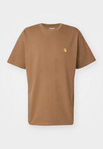 Carhartt WIP CHASE - Базовая футболка - Коричневый