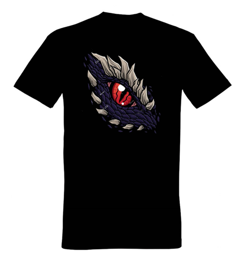 Футболка с принтом «Дракон Моргул», цвет черный, р-р. 46