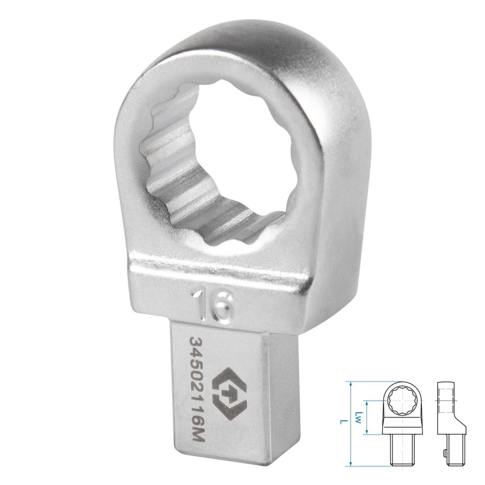 KING TONY (34502116M) Насадка накидная серии "FIT", 16 мм, 9х12 мм