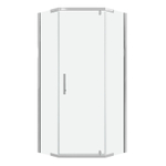 Душевое ограждение Niagara Eco NG-1009-14D (90х90х190) трапеция,распашное,хром,стекло прозрачное,1 место