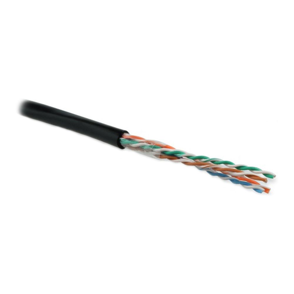UUTP4-C5E-S24-OUT-PE-BK-500 U/UTP кат.5е, 4 пары, 0,51 PE кабель витая пара Hyperline