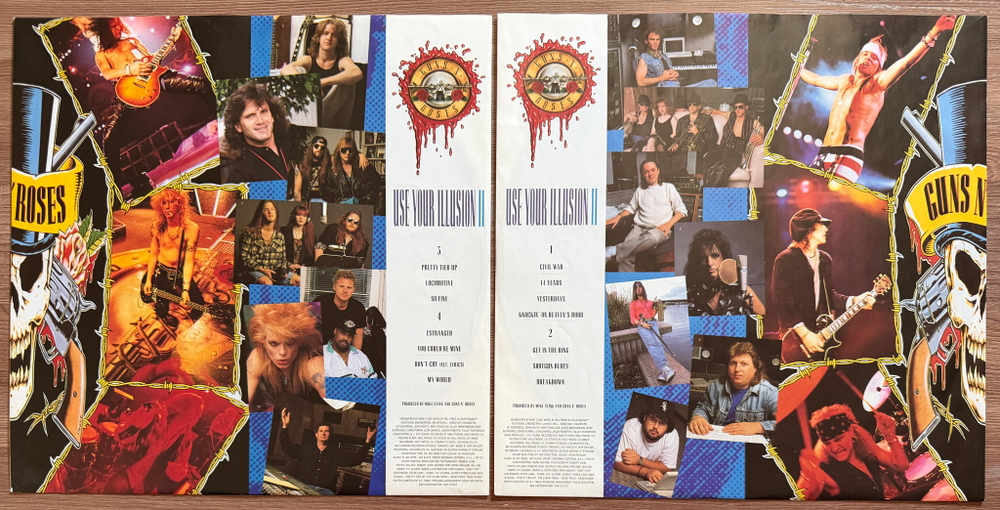Guns N' Roses - Use Your Illusion II 2LP (Европа 1991г.)