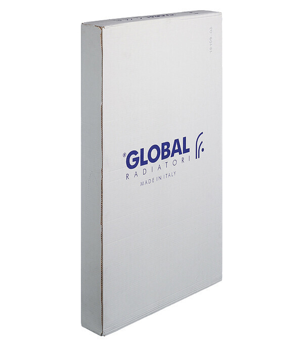 Радиатор биметаллический Global Style Plus 500 мм 12 секций 1" боковое подключение белый