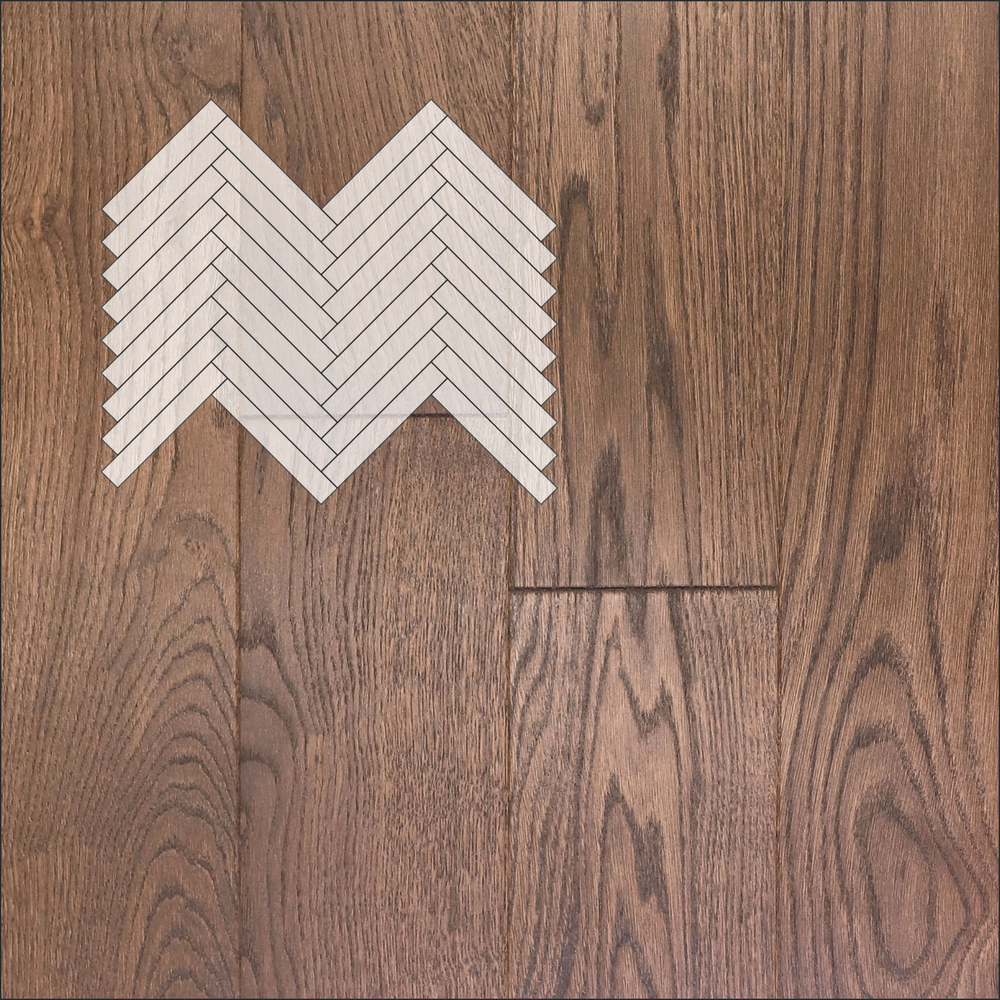 Инженерная доска PRIMAVERA Дуб Polvo (натур) Английская елка