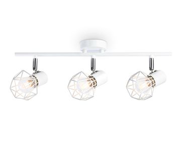 Настенно-потолочный спот в стиле лофт 3*Е27 TR8631/3 WH/CH белый/хром Loft Ambrella