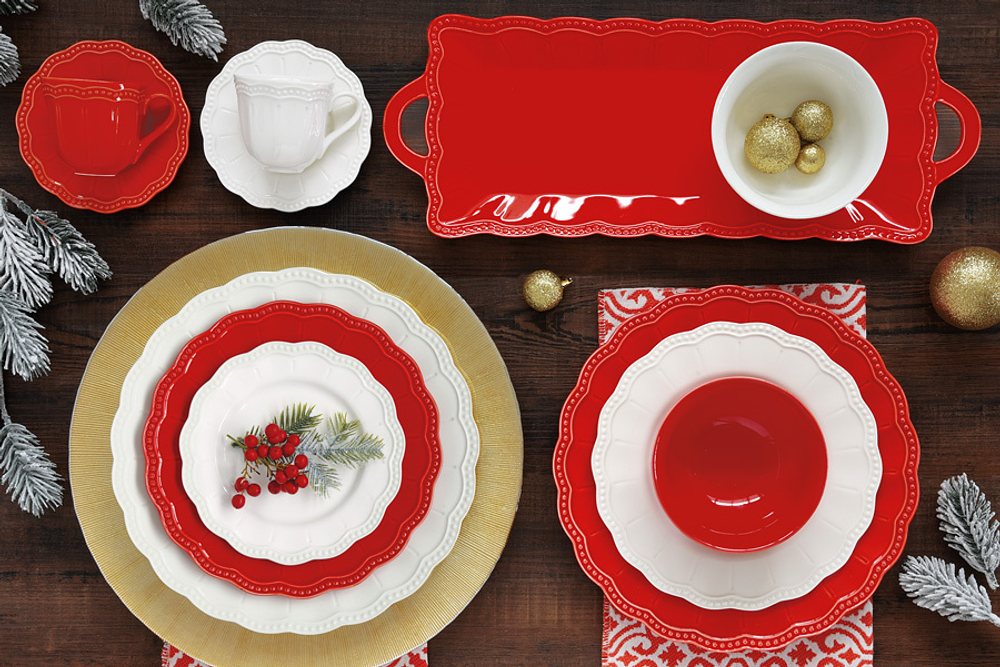 Салатник 16см Easy Life Elite красный