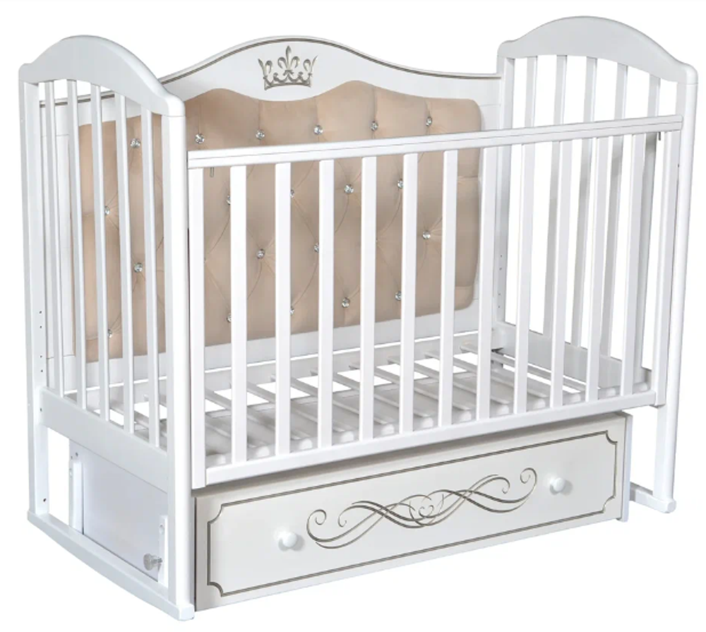 Кровать Кедр Emily 4 (ящик,маятник)