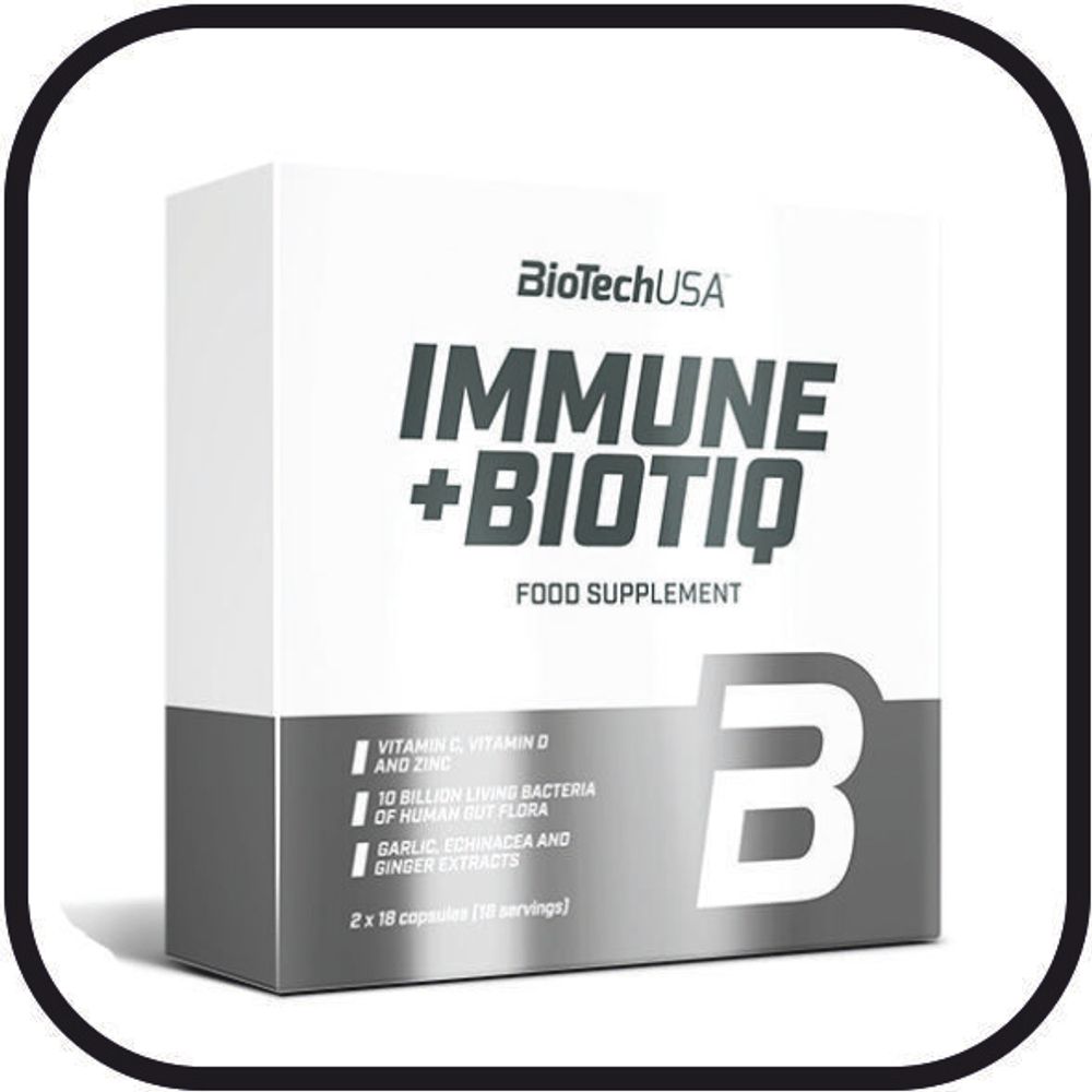 Витамины BioTechUSA Immune + Biotiq, 18+18 таблеток,