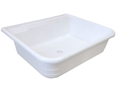 Раковина с выпуском "Лидер" 410*495*140мм, полипропилен